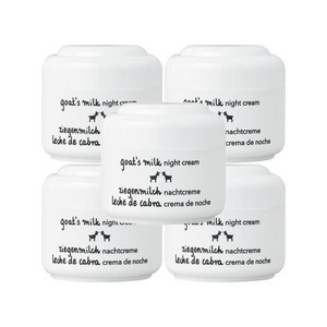 지아자 산양유 나이트크림, 50ml, 5개