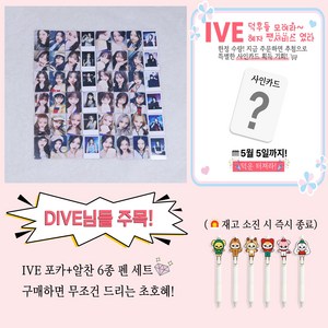 당일발송 2024신상 아이브 포카 아이돌 굿즈 포토카드 IVE SWITCH 집합 앨범, 1