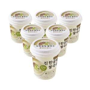 한끼든든 쌀국수 진한곰탕맛 소컵, 6개
