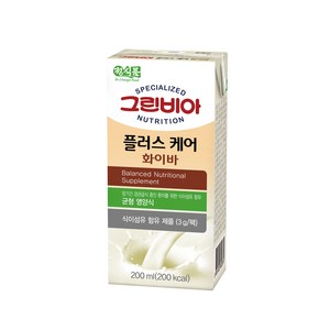 정식품 그린비아 플러스케어 화이바 200ml, 48개