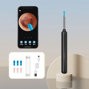 Kiboer 스마트 가시 귀이개 고화질 와이파이 연결 LED 조명 방수 C타입 충전