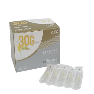 [성심]일회용주사바늘/[]30Gx13mm 100개입, 1개