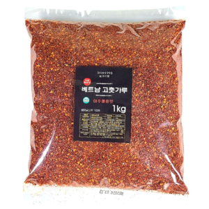 국내세척가공 베트남 김치용 고춧가루 다용도, 베트남 김치용 1kg, 1개, 1kg