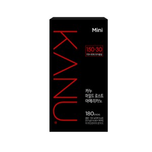 올따옴 맥심 카누 마일드 로스트 아메리카노 미니 150+30T, 1개, 180개, 0.9g