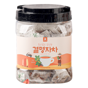 미세플라스틱 없는 생분해필터 미담식품 결명자차 삼각티백, 100개입, 1g, 1개