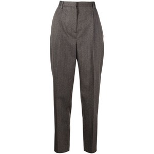 토리 버치 하이웨이스트 테이퍼드 팬츠, 그레이계열, US 2(KR XS/S)