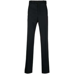 알렉산더맥퀸 울 스트레이트 팬츠, 블랙계열, Italy 50