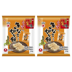 에치고세이카 콩가루가 들어간 키리모찌 4개입, 210g, 2개