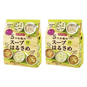 다이쇼 5가지 맛의 스프 당면 오차즈케 + 참깨두유 비프콘소메 부드러운 돈코츠 걸쭉한 중화 10개입, 2개