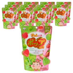 후지야 디럭스 팝 캔디 샤인머스캣 & 아마오우 딸기 5개입, 12개