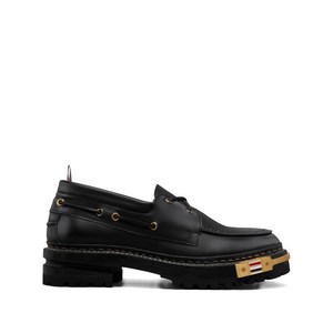 톰 브라운 레더 보트 슈즈, US 8(KR 260), 블랙계열