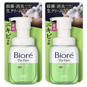 비오레 더 페이스 아크네 케어 페이셜 워시, 200ml, 2개