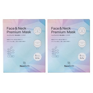 네오버스 페이스 & 넥 프리미엄 마스크, 5개입, 2개