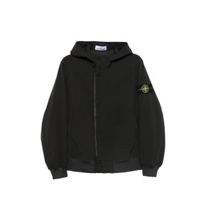스톤 아일랜드 컴퍼스 패치 후드 재킷