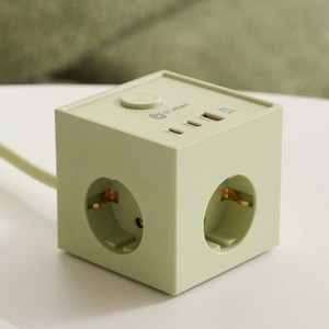 오지렌 고성능 USB C타입 고속충전 고용량 큐브 멀티탭 콘센트