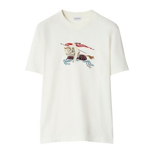 버버리 이퀘스트리안 나이트 자수 티셔츠, 화이트계열, Mid standard S(KR 95/100)