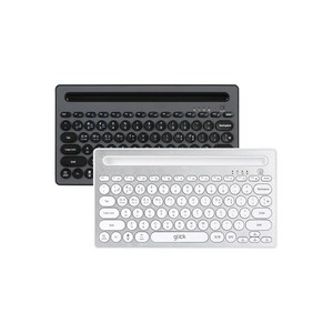 지클릭커 OFFICEPRO WK40 패드폰 무선 (딥그레이블랙), 리시버+블루투스