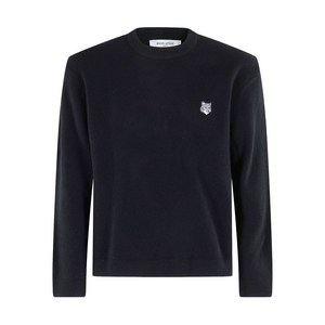 메종키츠네 폭스 헤드 스웨터, 블랙계열, Standard XL(KR 110)