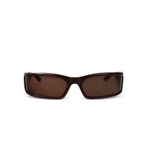 발렌시아가 직사각 로고 선글라스