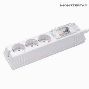 몬스터탭 국산 4000W 고용량 고전력 에어컨 건조기 세탁기 멀티탭 슬림 납작 플러그