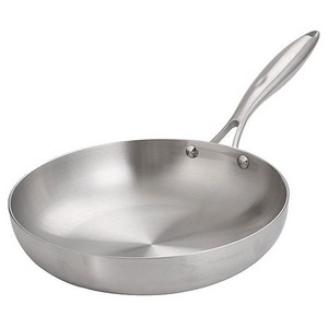 Tiger Pavilion 스테인리스 스틸 프라이팬, 28cm, 1개