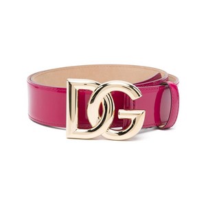 돌체앤가바나 DG 로고 송아지 가죽 벨트