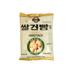 아미푸드 군용 쌀건빵, 65g, 20개