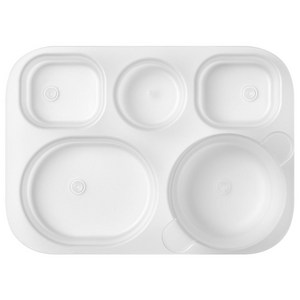 바망바망 유아 식판, 투명, 바망바망 유아식판, 1개