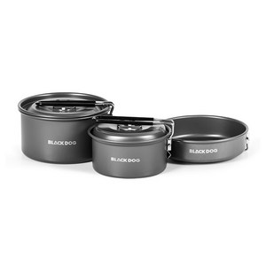 BLACKDOG 캠핑 코펠 3종 세트 CBD2550CF012