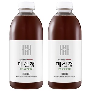 헤밀레 김소형 원방 매실청, 900ml, 2개