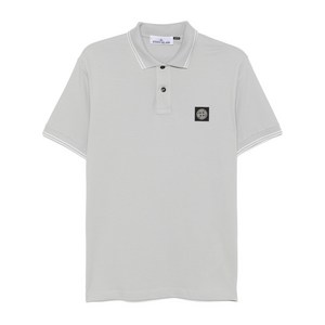 스톤 아일랜드 컴퍼스 패치 폴로 셔츠