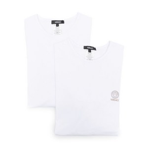 베르사체 메두사 헤드 모티프 티셔츠 2팩 세트, 화이트계열, Numeric 3