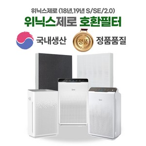 청정공간 위닉스 제로 공기청정기 필터 헤파13등급 위닉스 제로 시리즈 (제로1 제로S/SE 제로2.0), 항균 필터가드6개 (단독구매 불가능), 1개