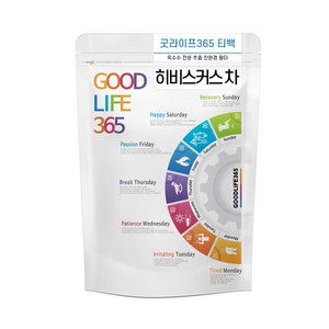 굿라이프365 친환경 티백망 히비스커스차 삼각티백, 1개, 50개입, 1g