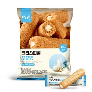 설빙 크리스피롤 우유맛, 500g, 1개