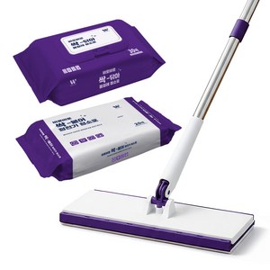 노터치 밀대걸레세트 대형 자동 딸깍 청소기 핸디 일회용 청소포용 밀대걸레 바닥 청소 밀대 걸레 원터치 분리 막대걸레 청소포 세트 극세사 밀대 정전기포 걸래