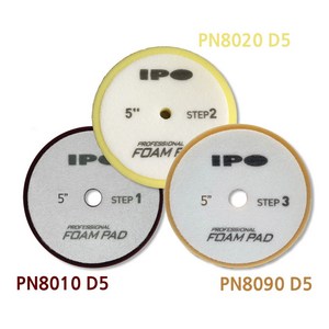 IPO 아이피오 5인치 듀얼 스폰지패드 마무리용 스펀지 PN8090D5 2개입 광택기 광택용