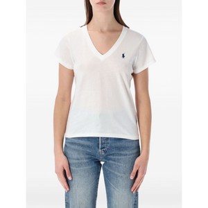 폴로랄프로렌 V넥 티셔츠, 화이트계열, Standard L(KR 77)