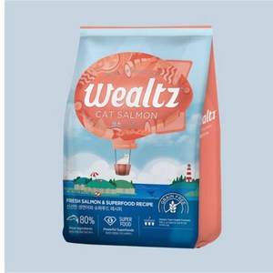 웰츠 전연령 캣 건식사료, 연어, 2.1kg, 1개