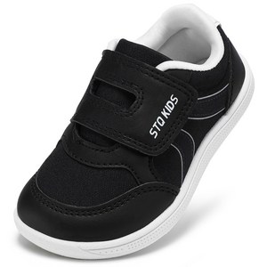 STQ 유아 넓은 발가락 박스 맨발 신발 남아 여아 운동화 아동 테니스화 유치원 방수 가벼운 편안한 학습 걷기 신발 달리기 야외 활동 신발