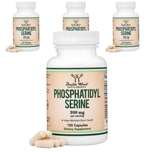 더블우드 포스파티딜세린 300mg 캡슐, 120정, 4개