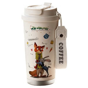 Tiger Pavilion 애니멀 캐릭터 일러스트 텀블러 패브릭 스트랩 포함