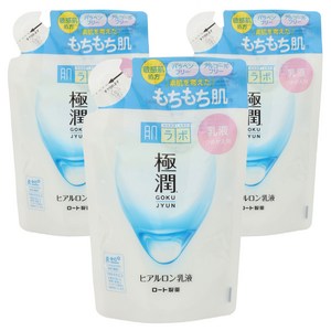 하다라보 고쿠쥰 히알루론산 로션 리필용, 140ml, 3개