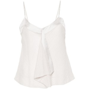 엠포리오아르마니 러플 시어서커 탑, 그레이계열, Italy 42(KR 66)