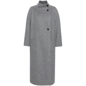톰 브라운 울 혼방 맥시 코트, 그레이계열, Italy 38(KR 44)