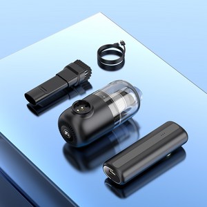 씨앤케이 CnK 3in1 차량용 멀티 미니 무선 진공 청소기 CF16 소형 자동차 에어건 공기펌프 송풍기, 화이트