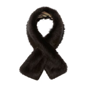 버버리 리버서블 체크 패딩 스카프