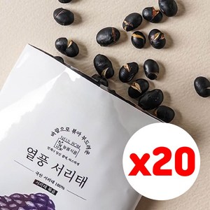 늘봄애식품 열풍 서리태 볶음, 17g, 20개