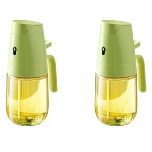 엠토이 스프레이 겸용 유리 오일병, 300ml, 2개