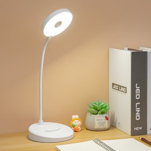 VANKIN 접이식 학습용 LED 스탠드 블루라이트 차단 시력보호 펜꽂이 밝기 색상 조절